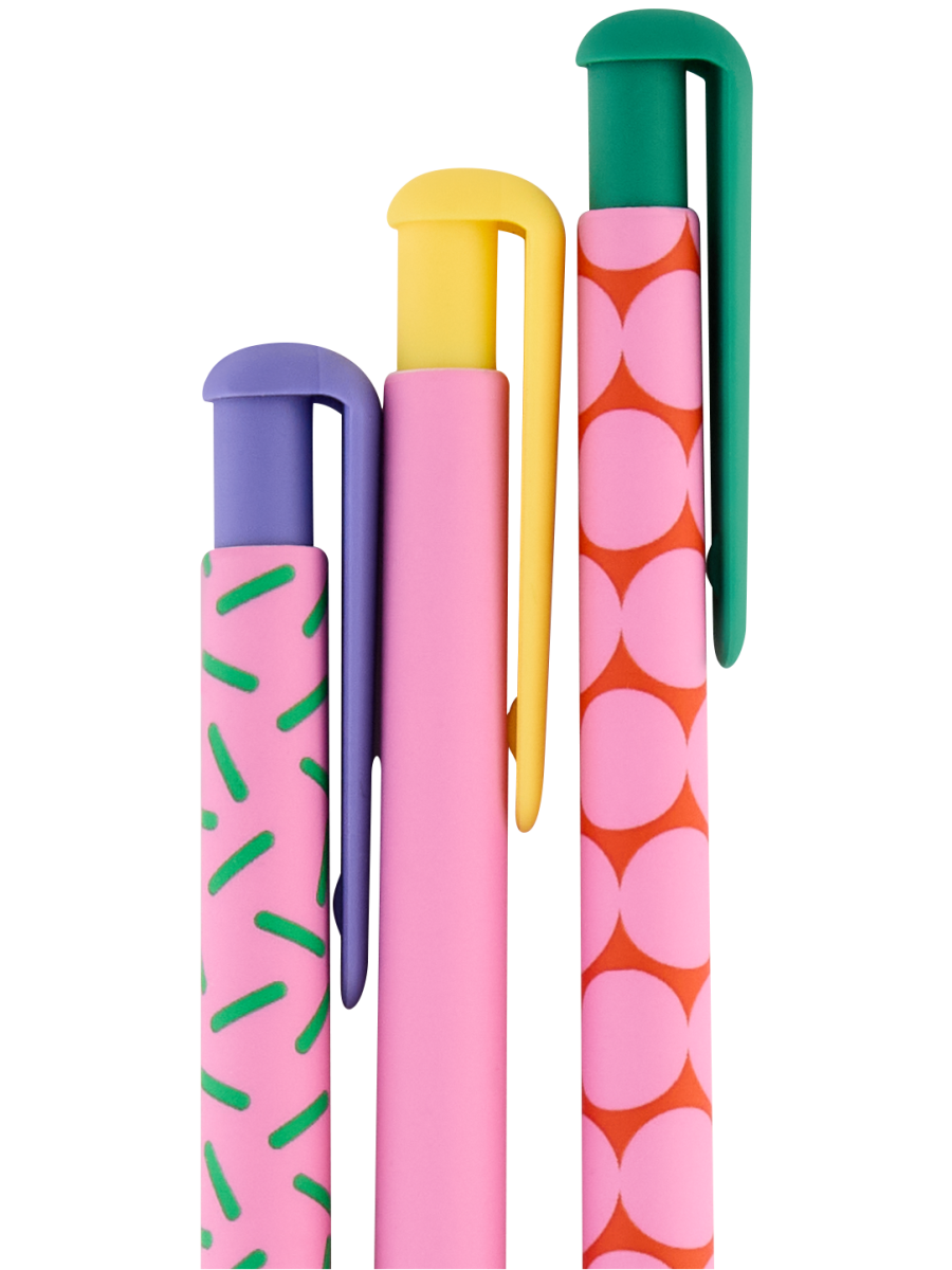 Soft Touch Ball Pens Black