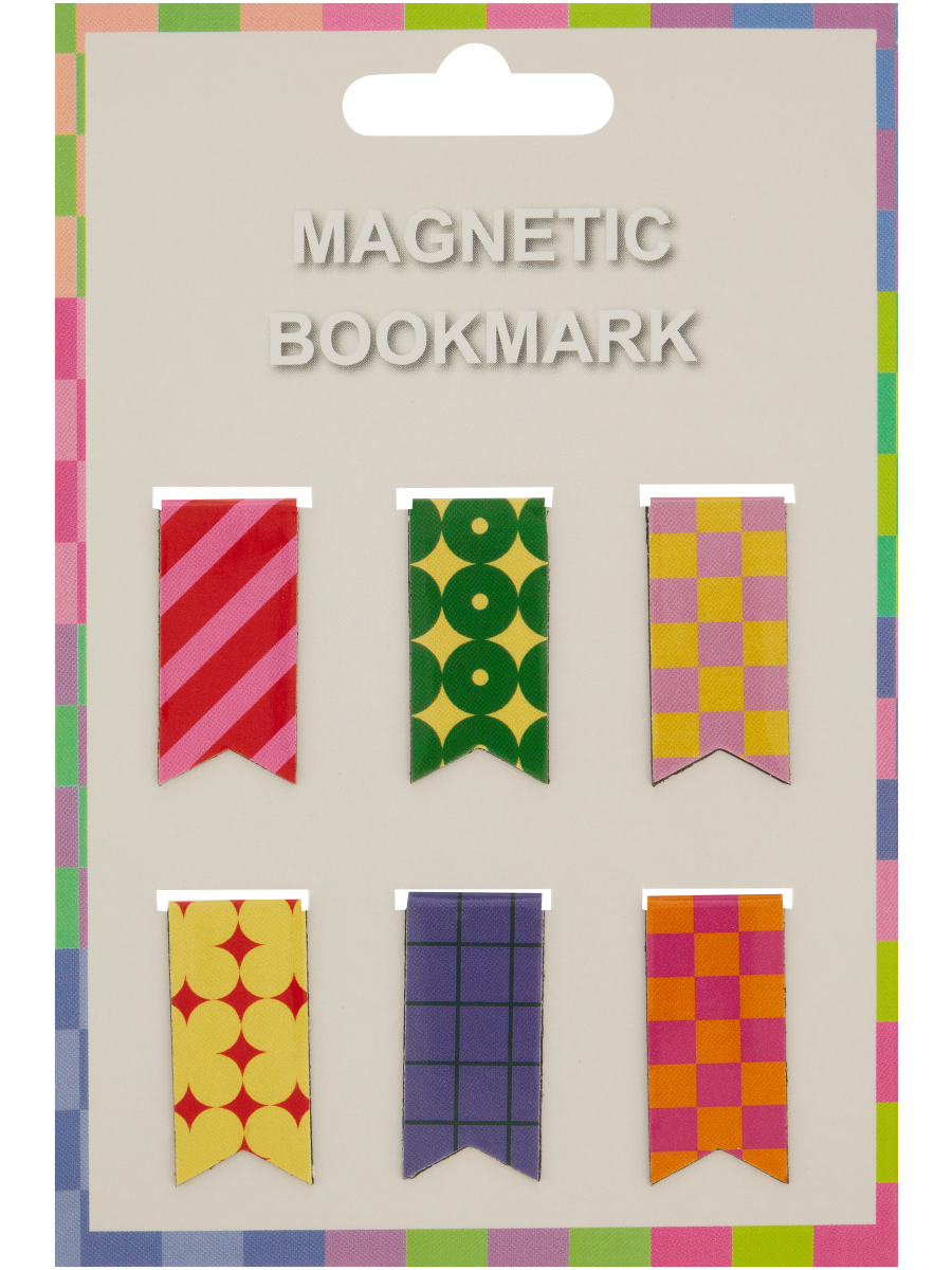 Patterned Magnetic Book Markers