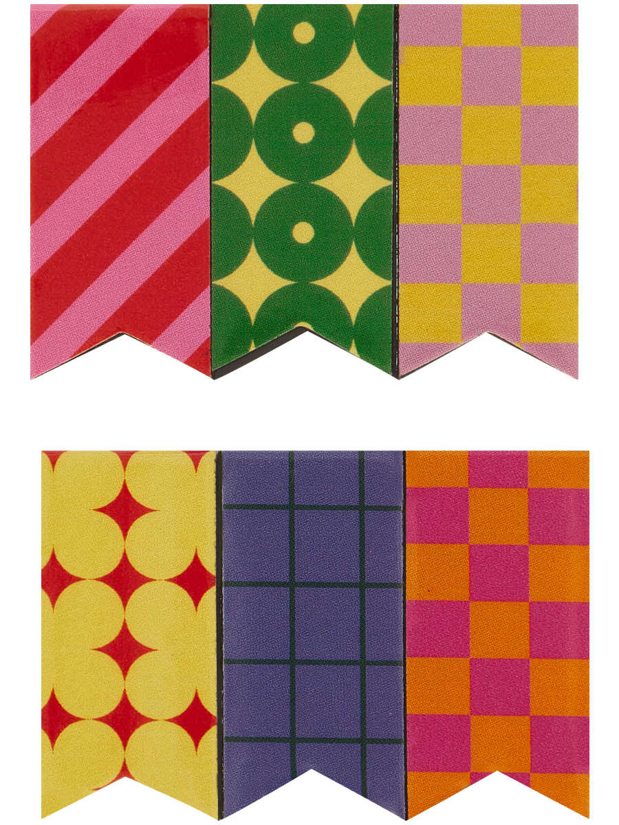 Patterned Magnetic Book Markers