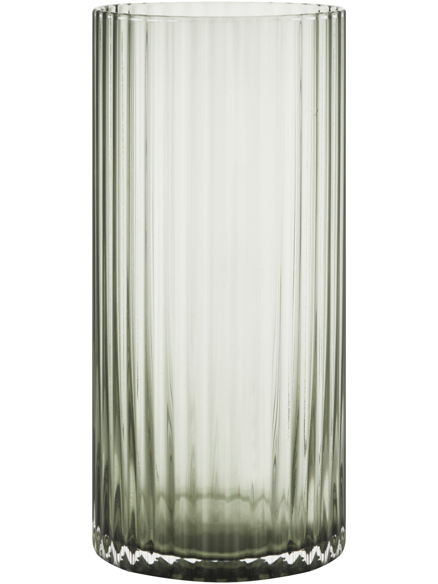 Tinted Ribbed Tumbler Glass