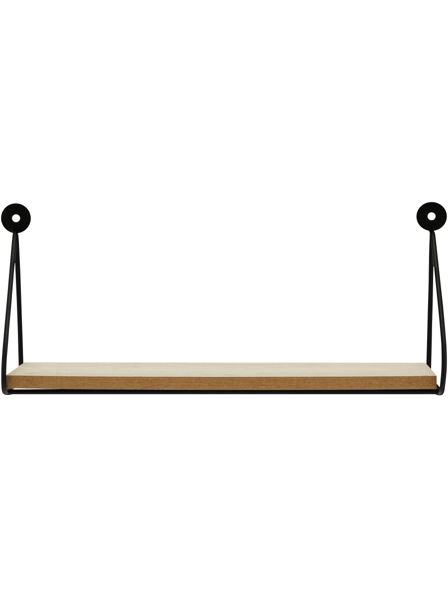 Mdf & Iron Shelf