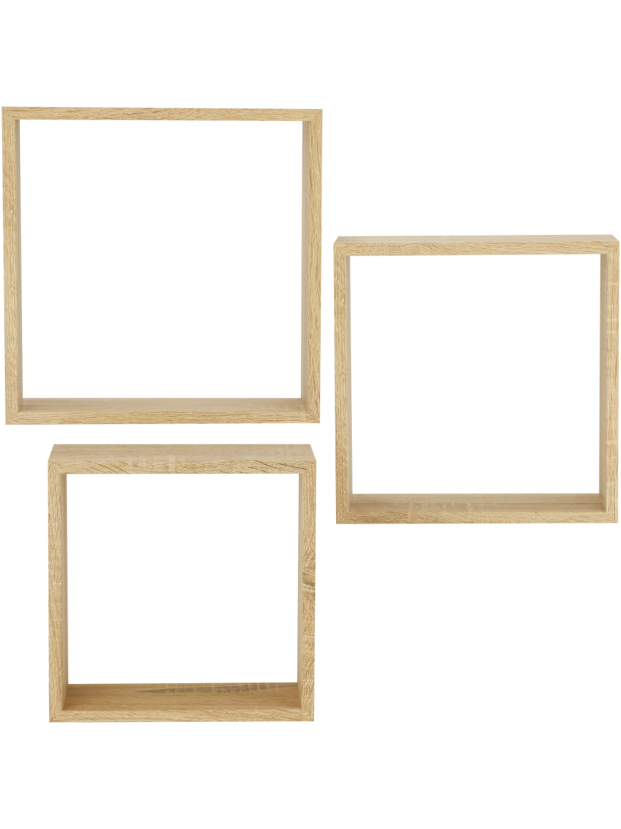 Wall Cube Shelf Set