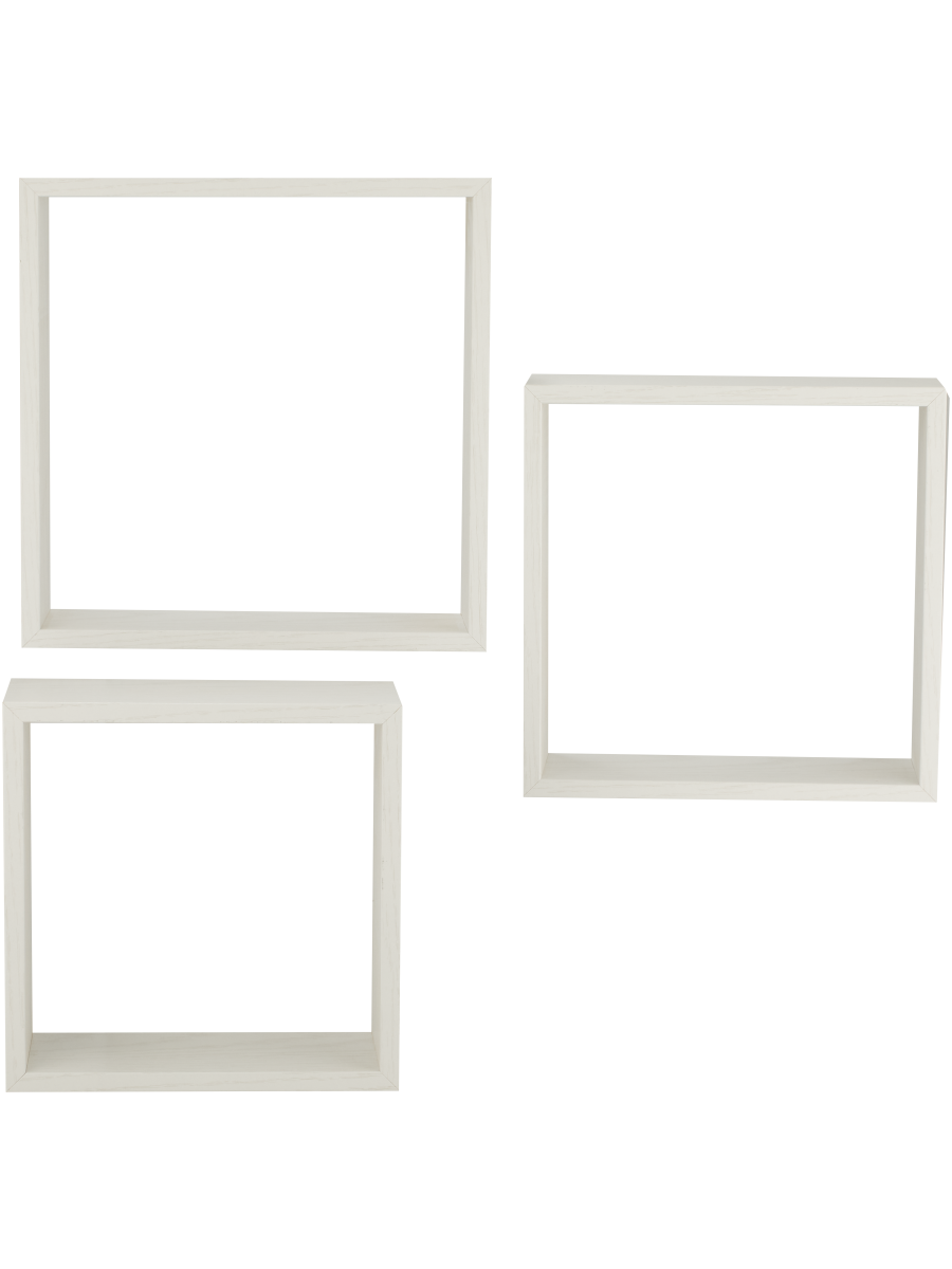 Wall Cube Shelf Set