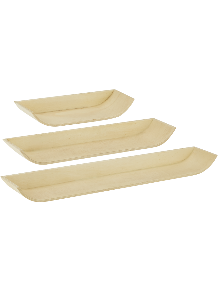 Wooded Shelf Set