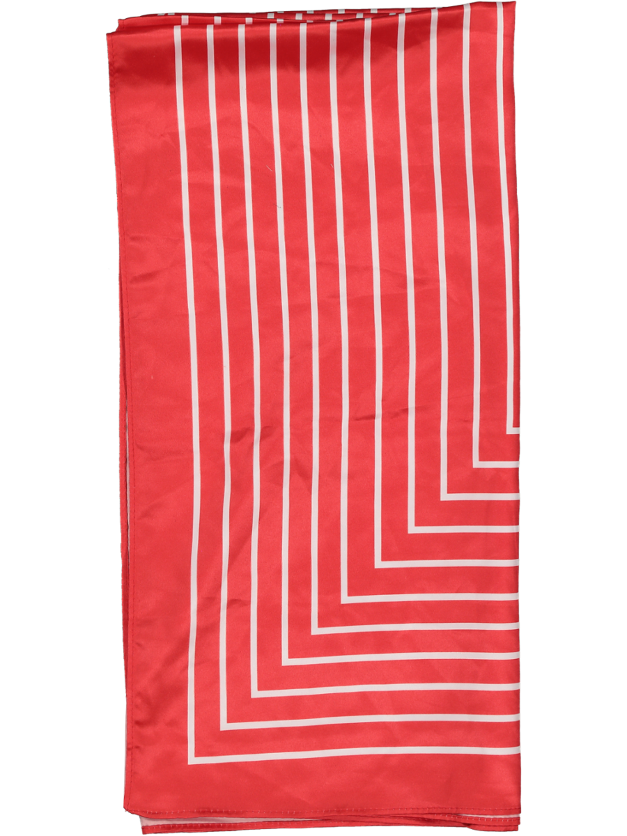 Check Square Satin Scarves