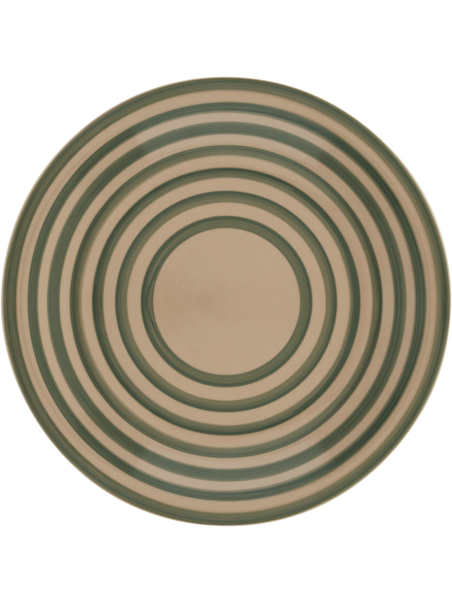 Stripe Dinner Plate