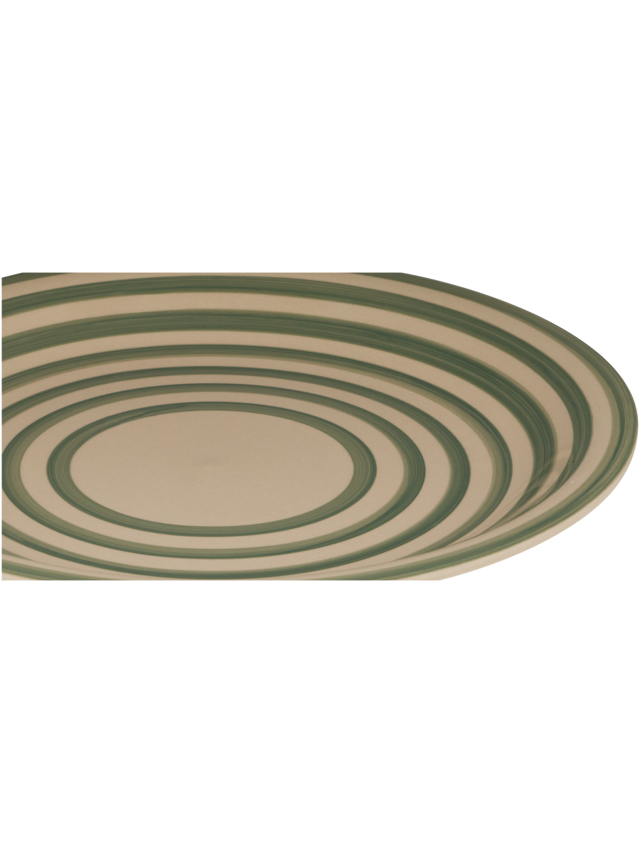 Stripe Dinner Plate