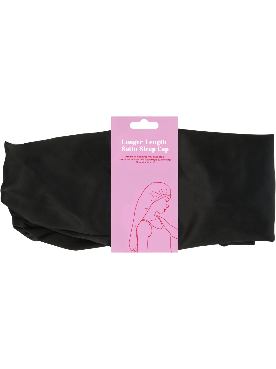 Longer Length Satin Sleep Cap
