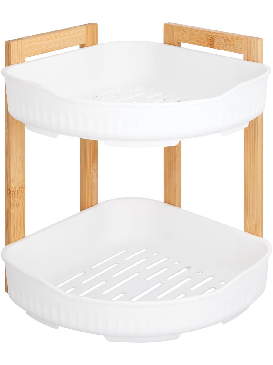 Two-Tier Corner Rack
