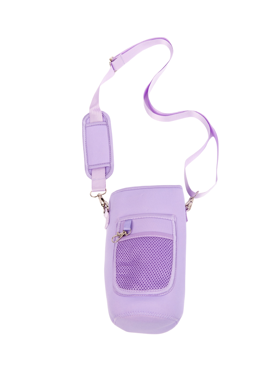 Lilac Water Bottle Carrier Bag