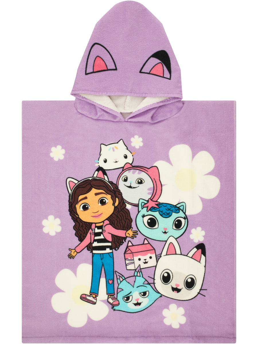Gabby'S Dollhouse Hooded Towel