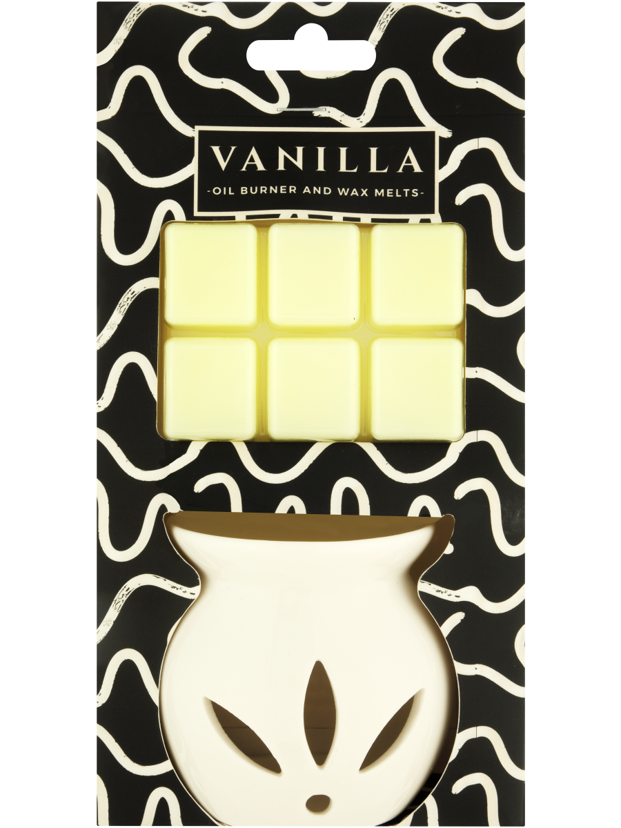 Vanilla Oil Burner & Wax Melts Set (1)