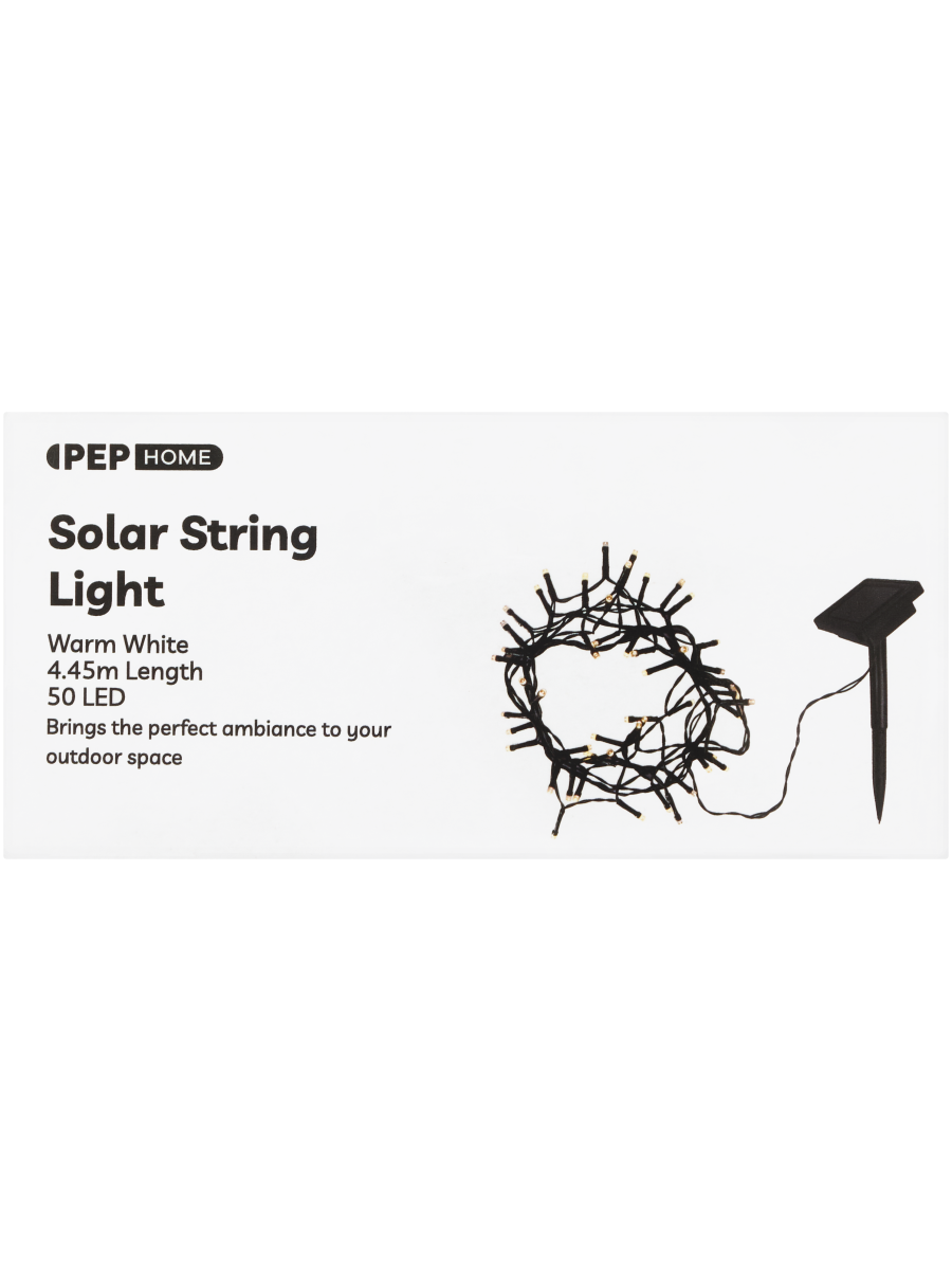 50 Bulb Solar String Lights