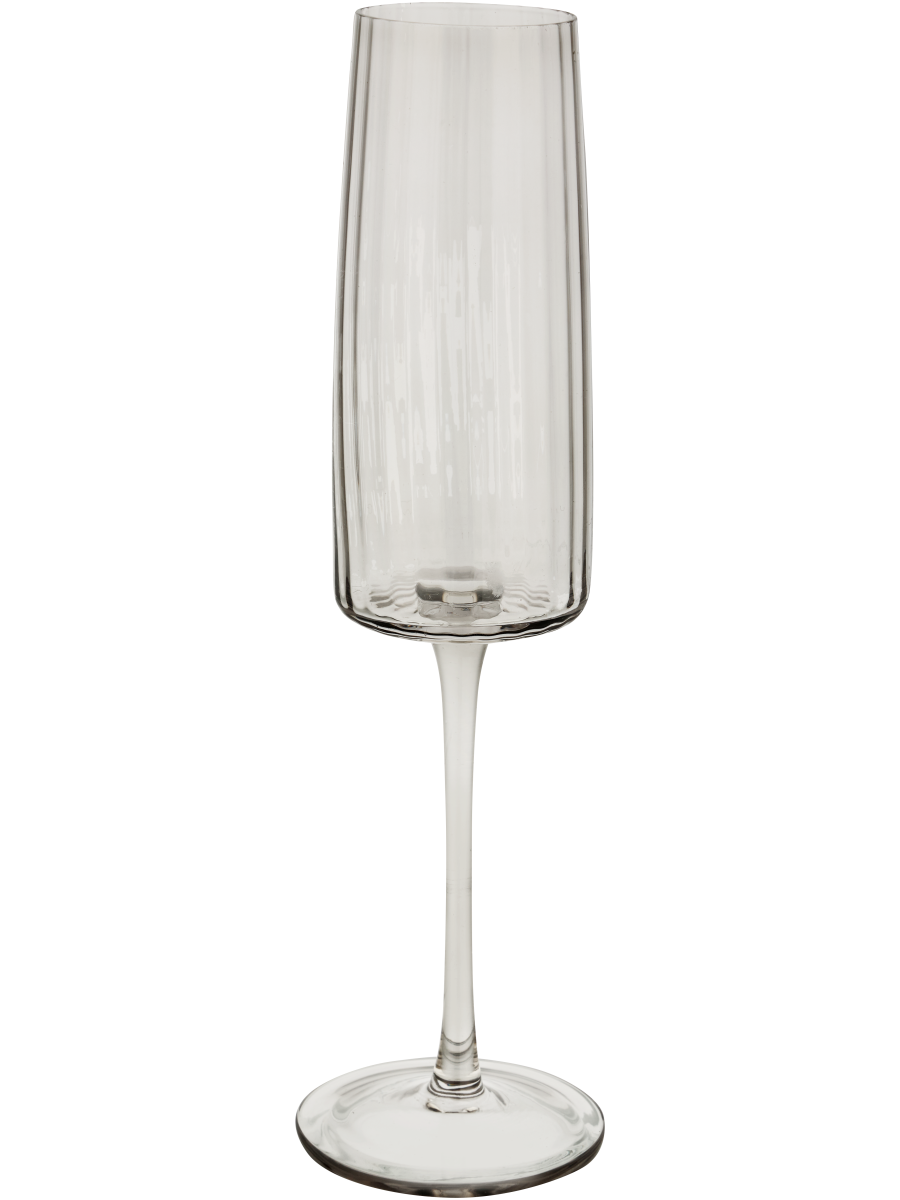 Ribbed Wine Glass