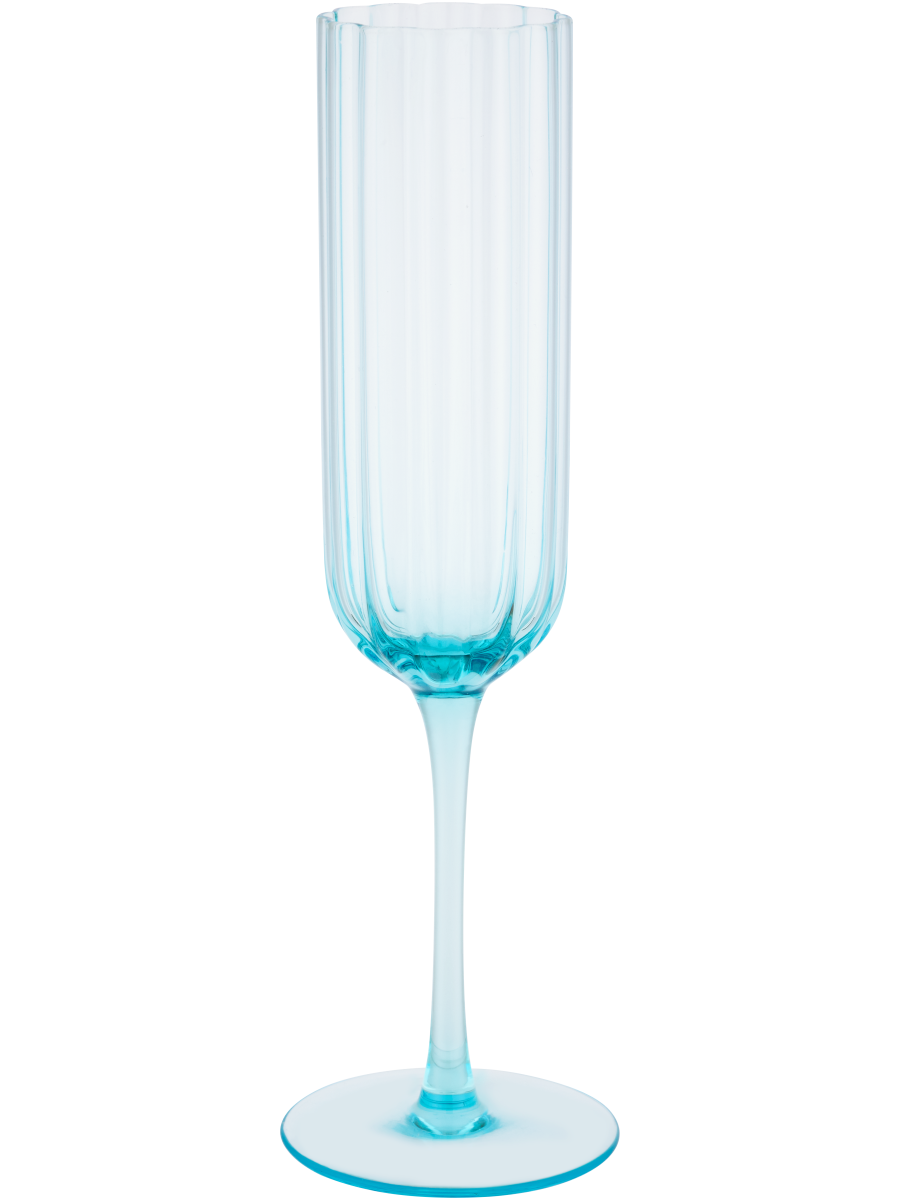 Ribbed Champagne Glass