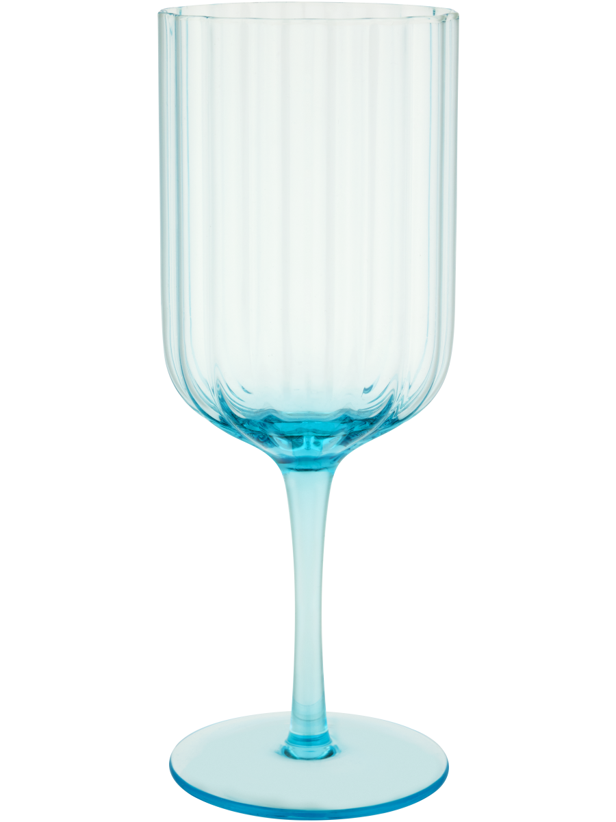Ribbed Wine Glass