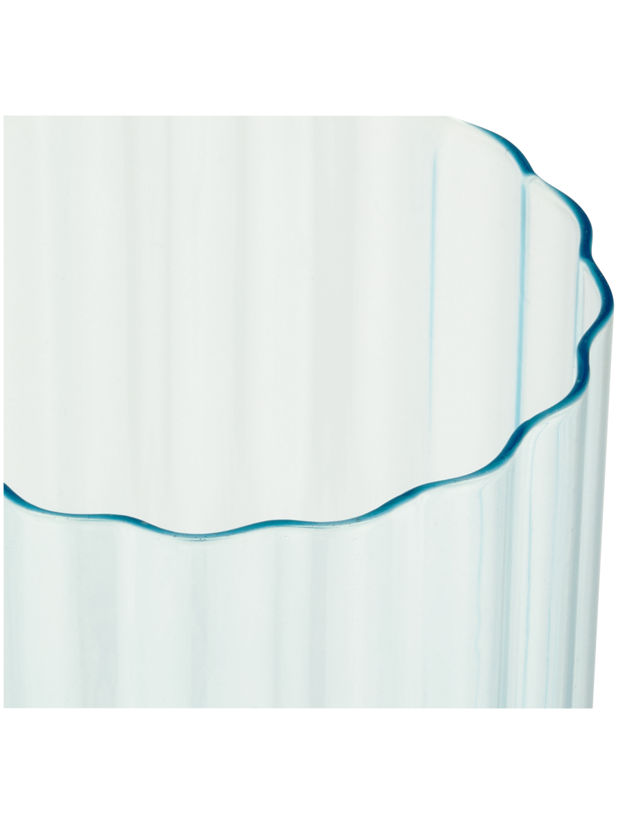 Ribbed Wine Glass