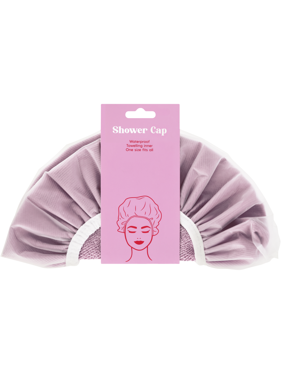 Shower Cap With Towelling Inner