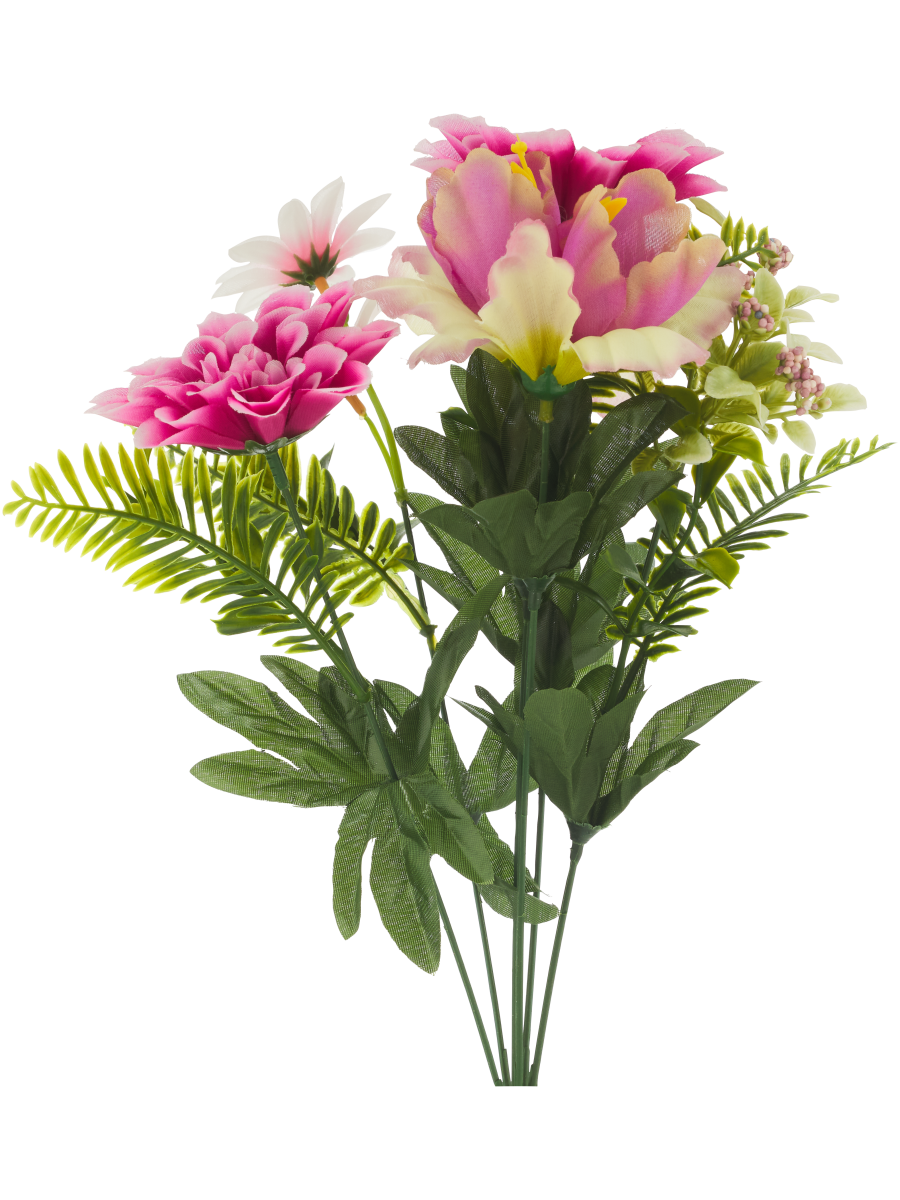 Artificial Pink Flower Bunch