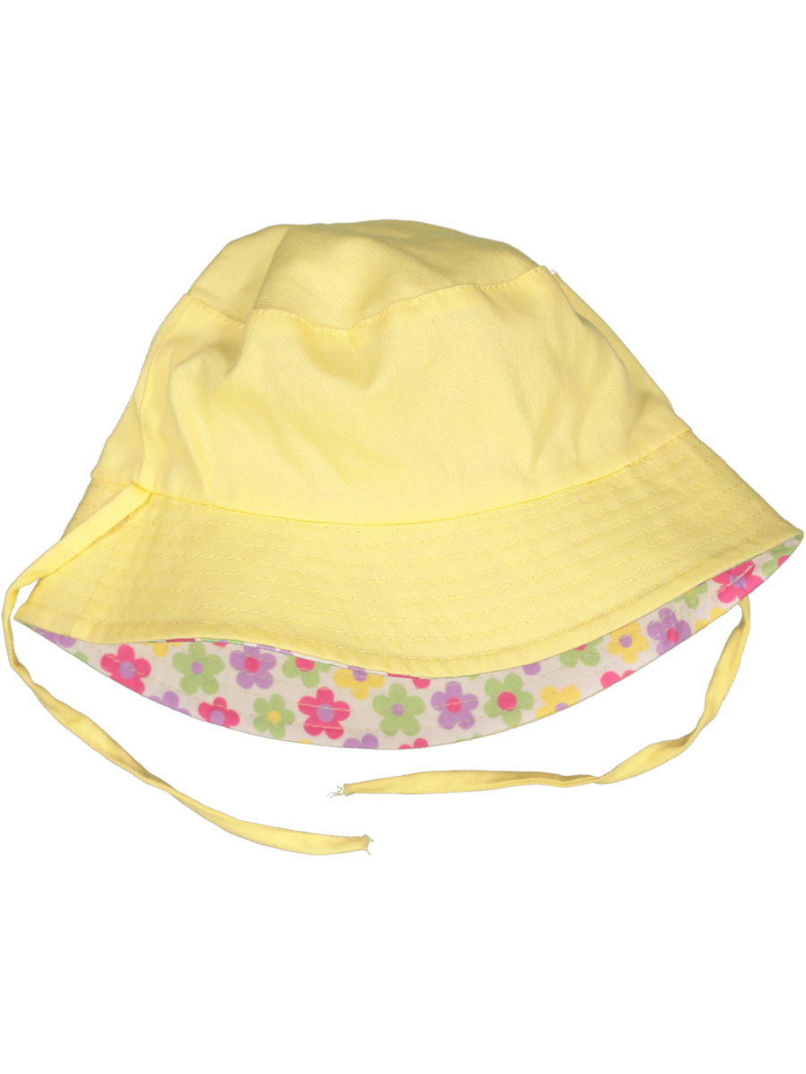 Yellow Reversible Bucket Hat