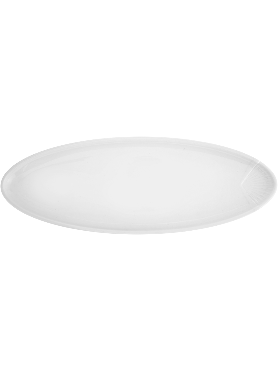 Long-Sided Ceramic Plate
