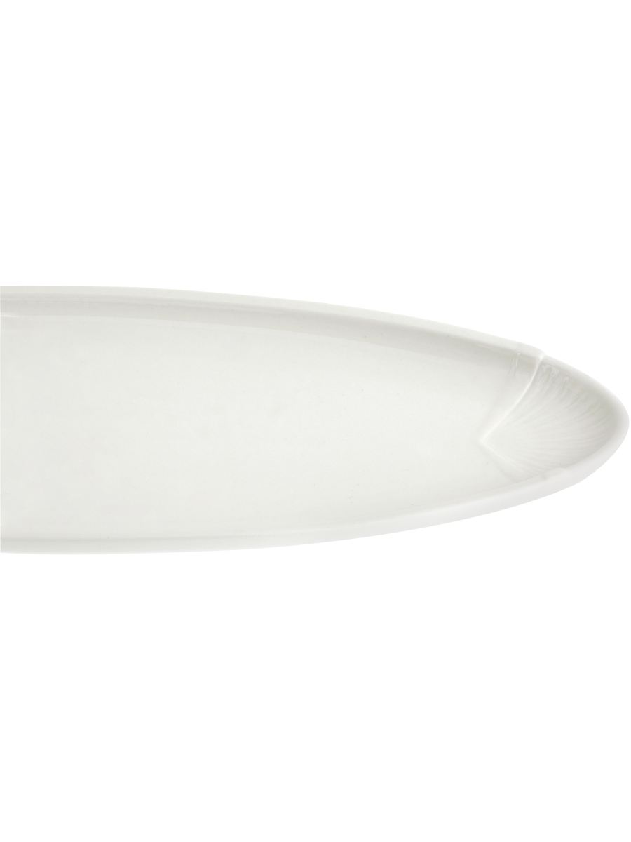 Long-Sided Ceramic Plate