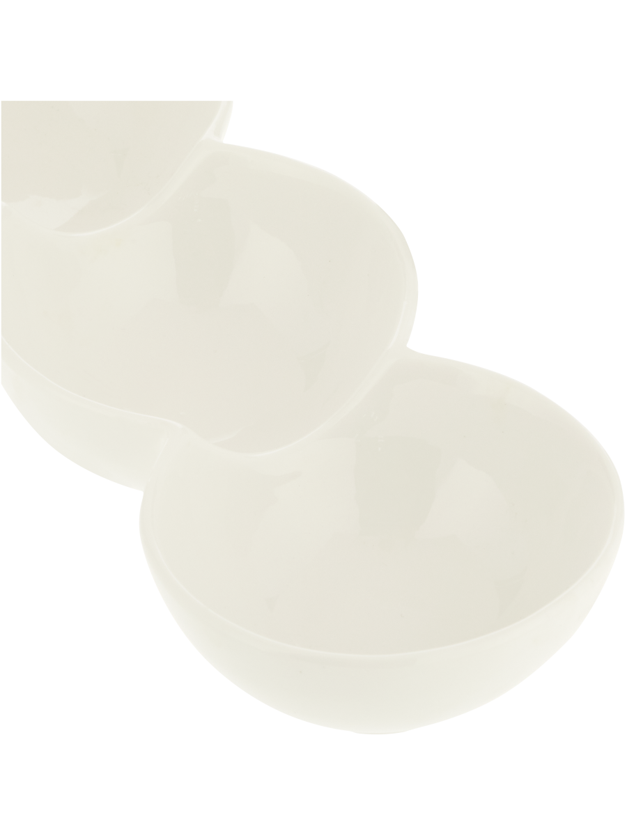 Three-Bowl Server With Handle