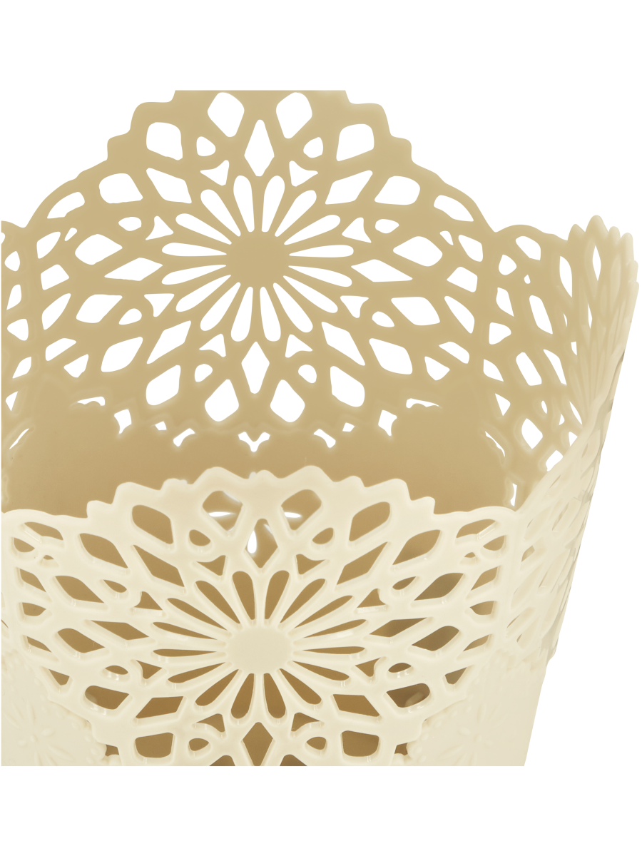 Round Crochet Decorative Planter