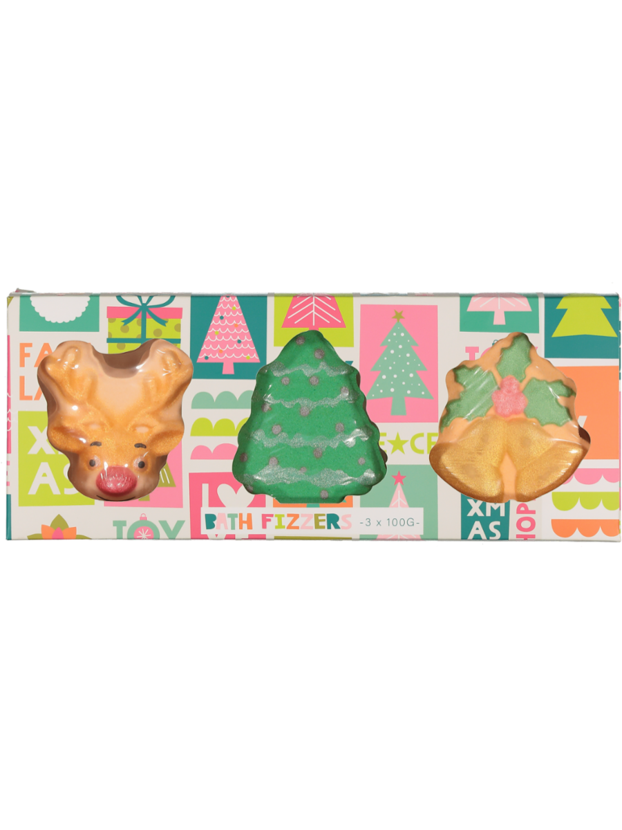 Christmas Trio Bath Fizzer Set