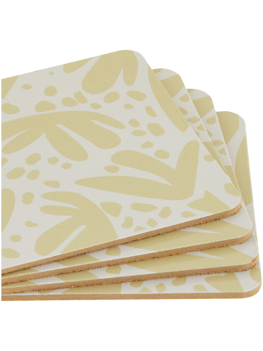 Leaf Pattern Coasters