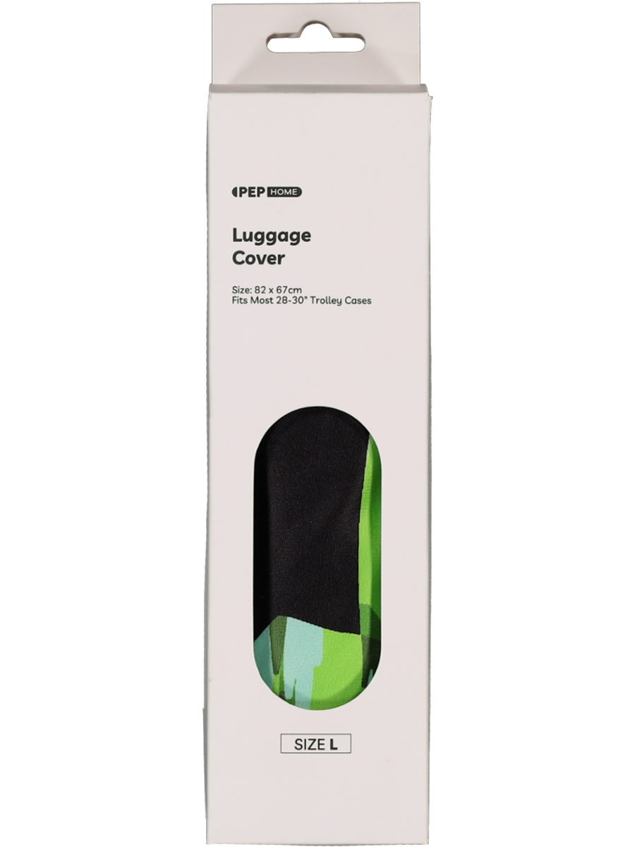 Large Printed Luggage Cover