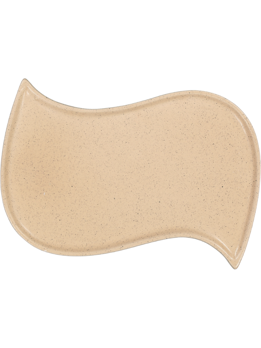 Speckled Ceramic Bathroom Tray
