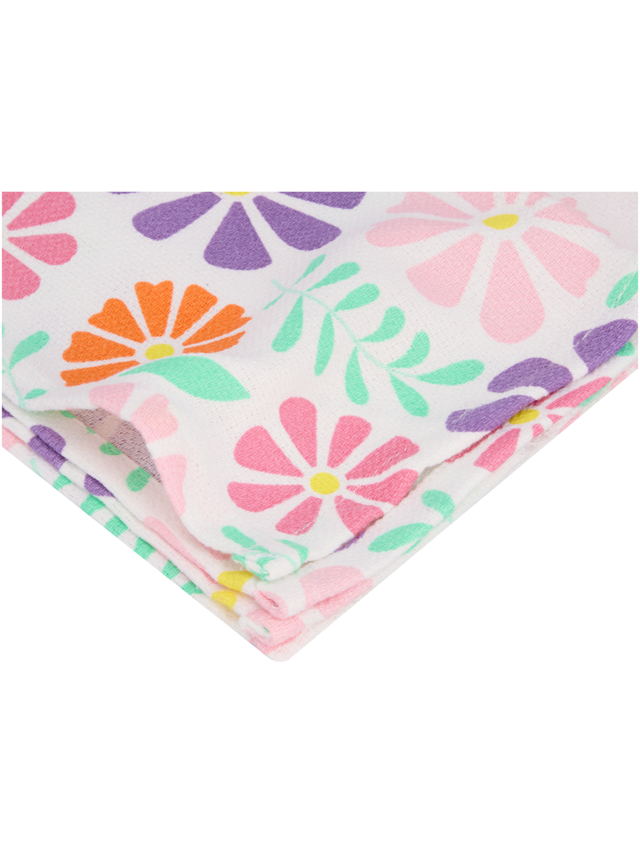 Flowers Tea Towel