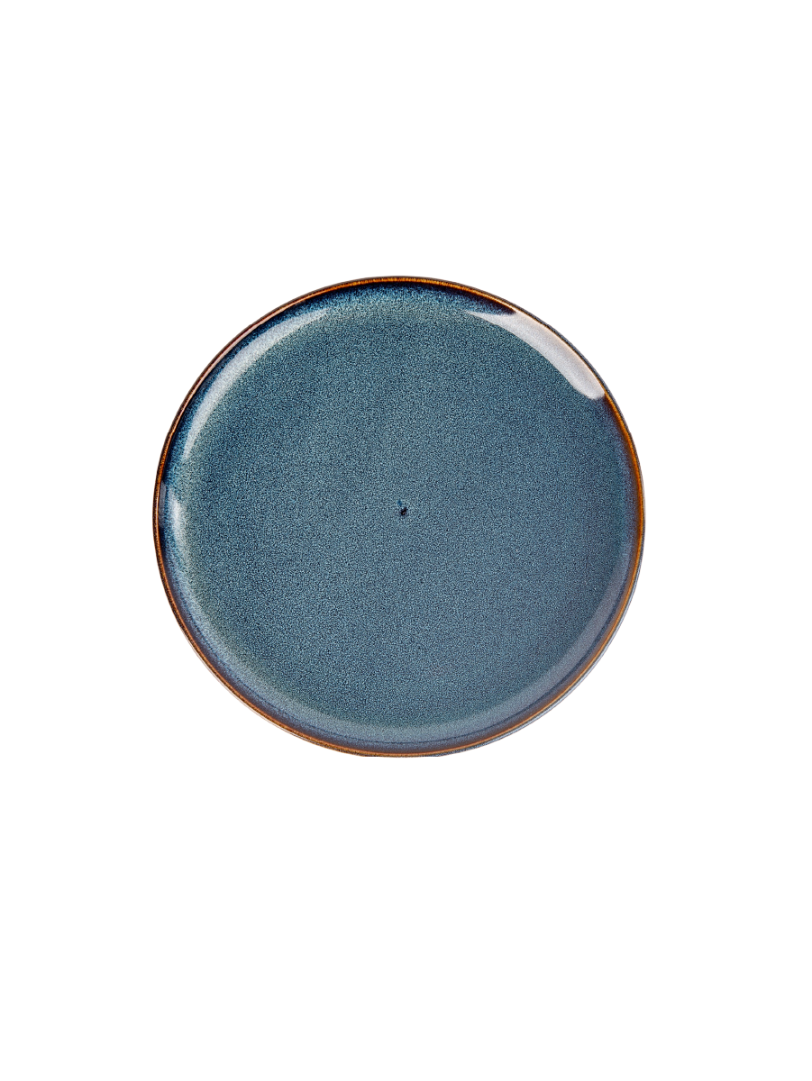 Blue Pasta Plate
