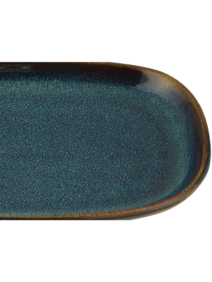 Reactv Blue Rectangular Plate 20X13Cm