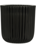 Black Glass Candle