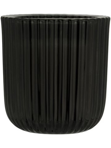 Black Glass Candle