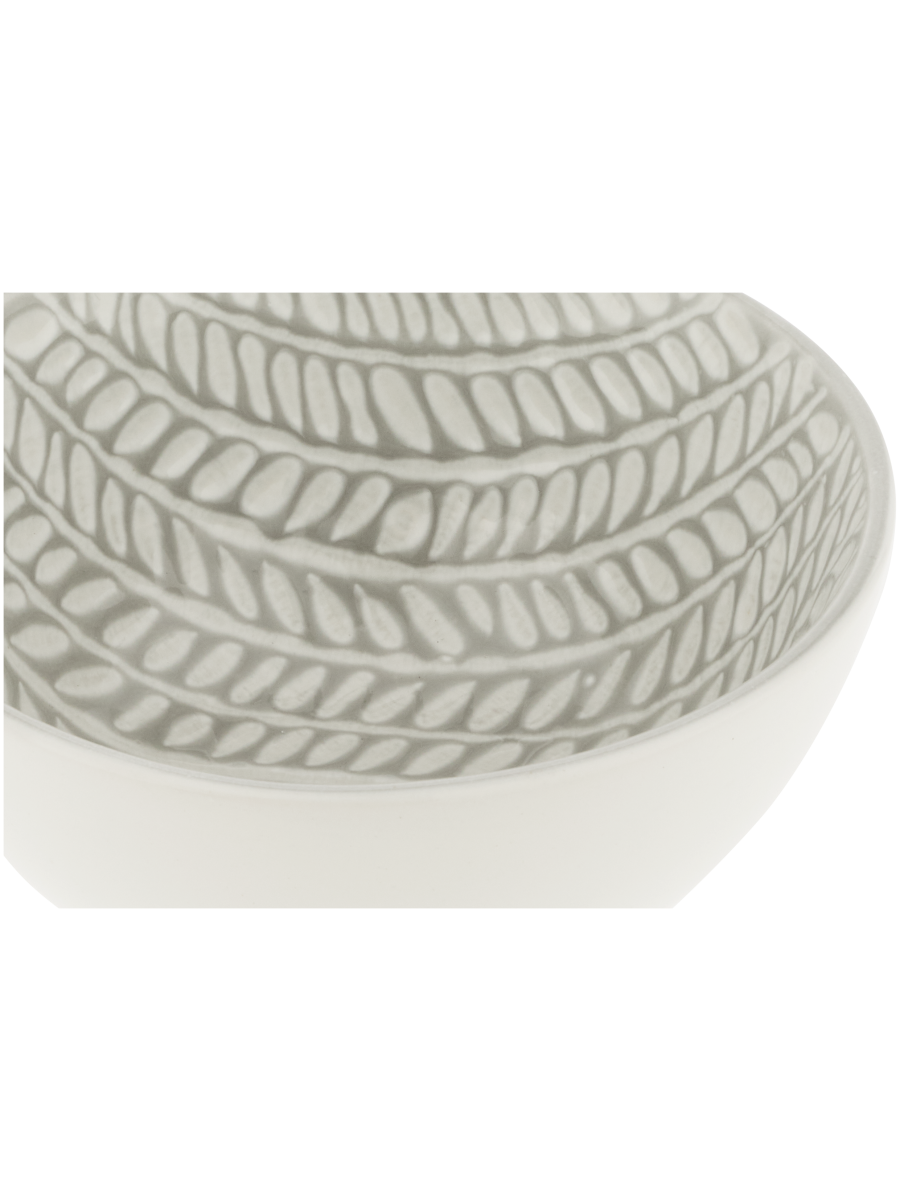 Textured Inner Glass Bowl