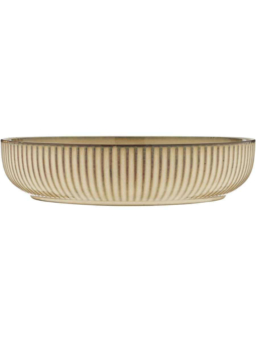 Textured Glass Bowl 20.2cm