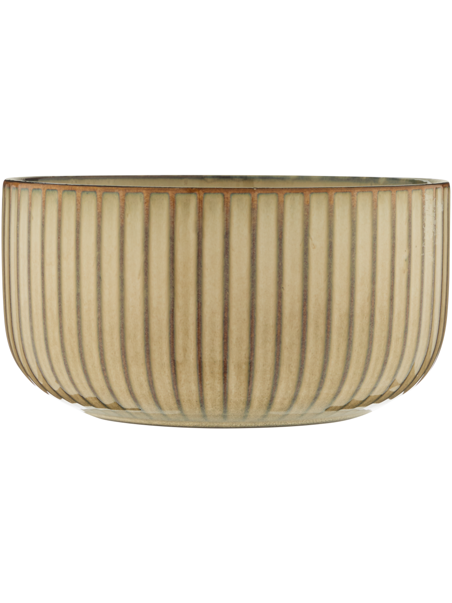 Striped Glass Bowl