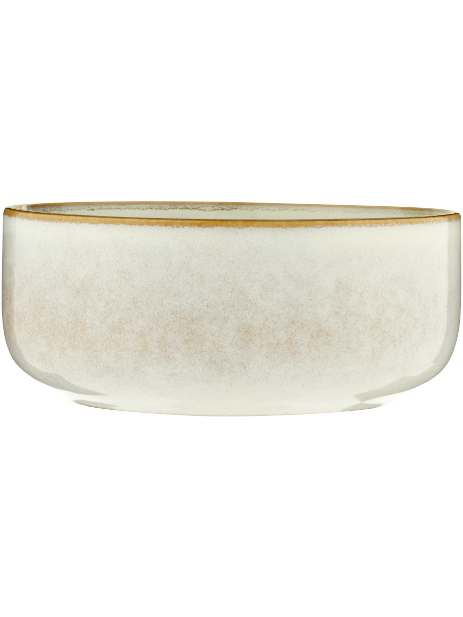 Gold Rim Glass Bowl