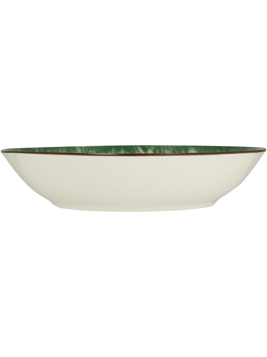 Ceramic Bowl With Textured Glaze 20.4x4.5cm