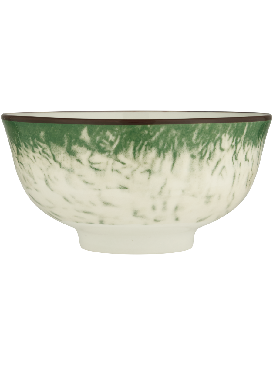 Bowl With Brown Rim 11.7x6cm
