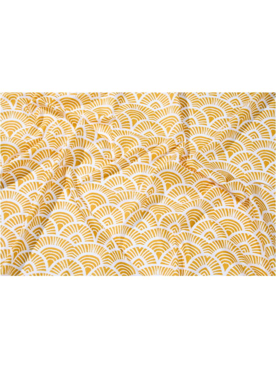 Fleece Taped Unlined Printed Café Curtain Set