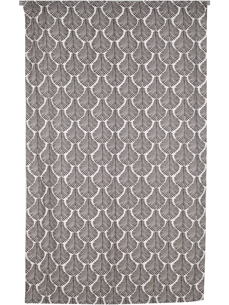 Unlined Microfibre Taped Curtain