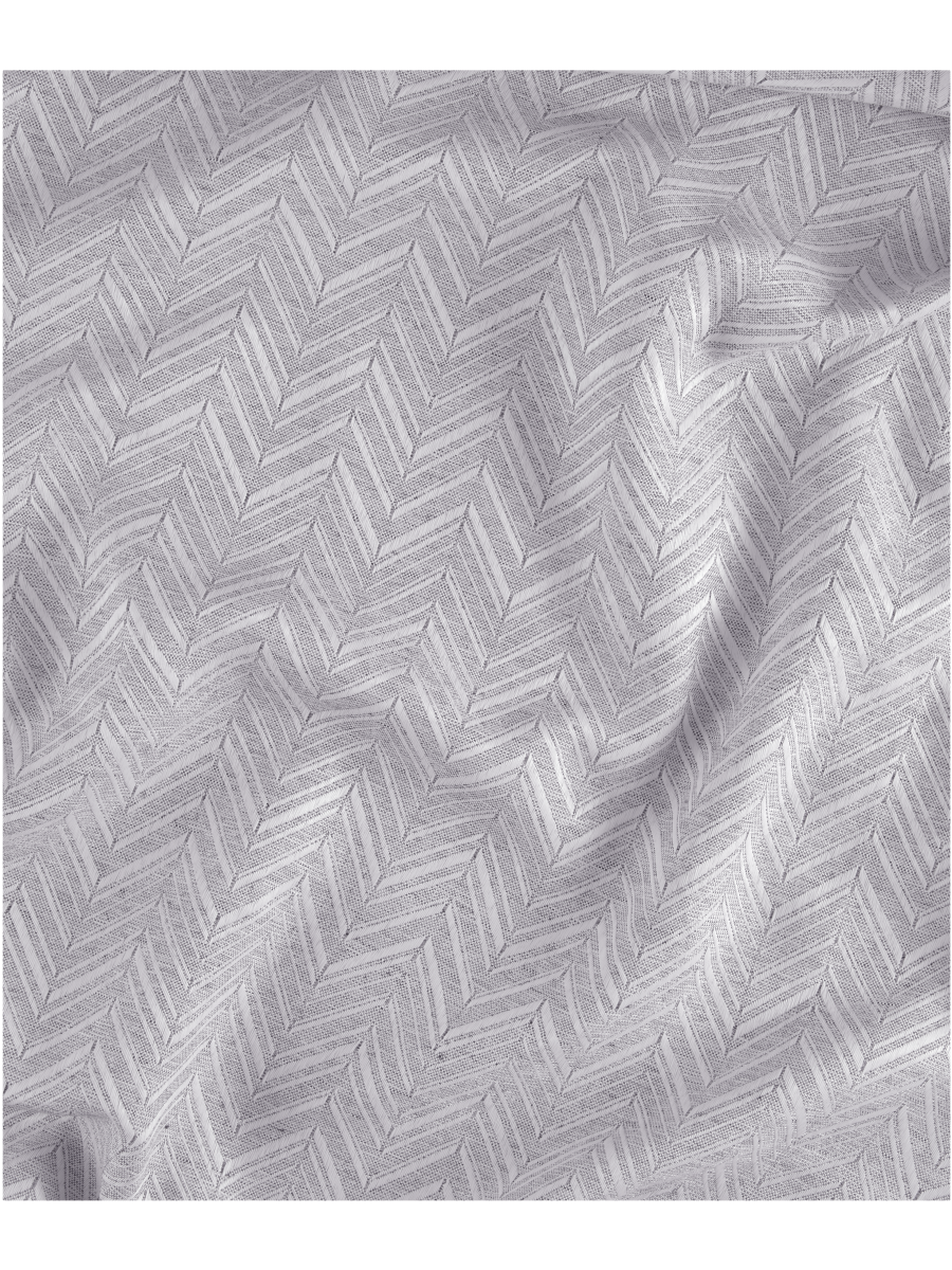 Macro Linen Taped Lined Curtain