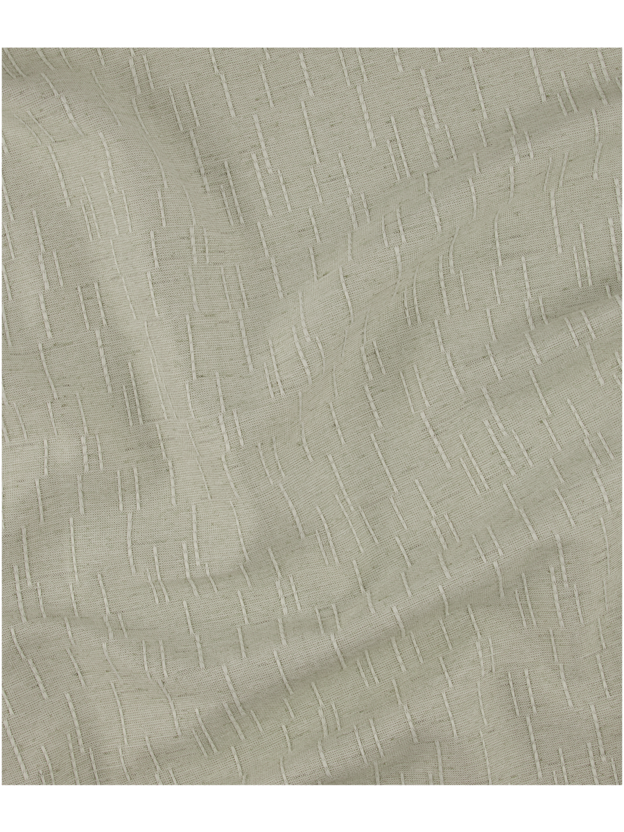 Basketweave Wide Lined Curtain
