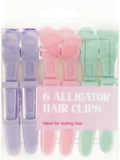 6 Piece Alligator Hair Clips (2)