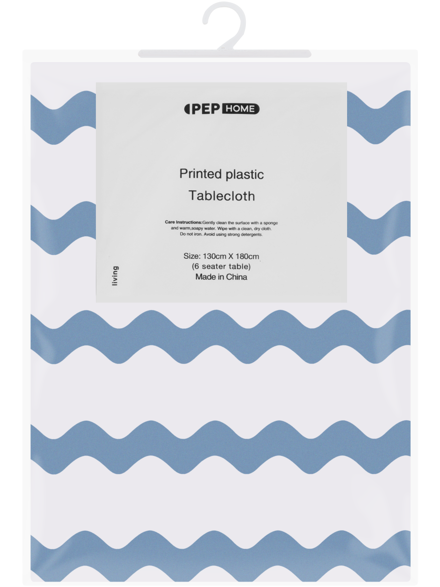 Printed Plastic Tablecloth