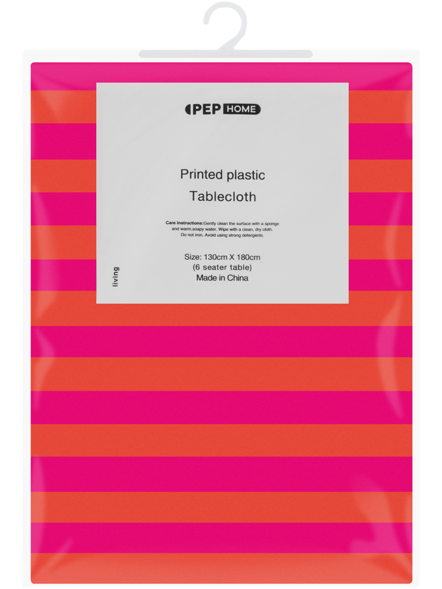 Printed Plastic Tablecloth
